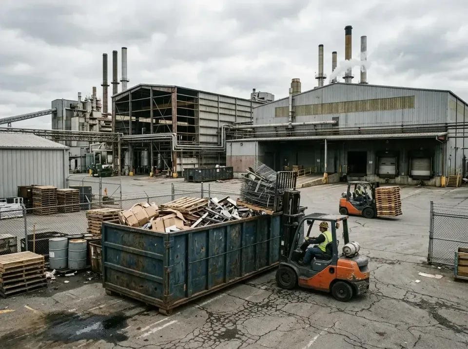 industrial-factory-scrap-conta-003 — frequently asked questions, Cheap Roll-off Dumpster Rentals in Allouez, WI